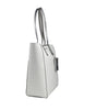 Grand sac fourre-tout Michael Kors Vincent avec porte-cartes argenté