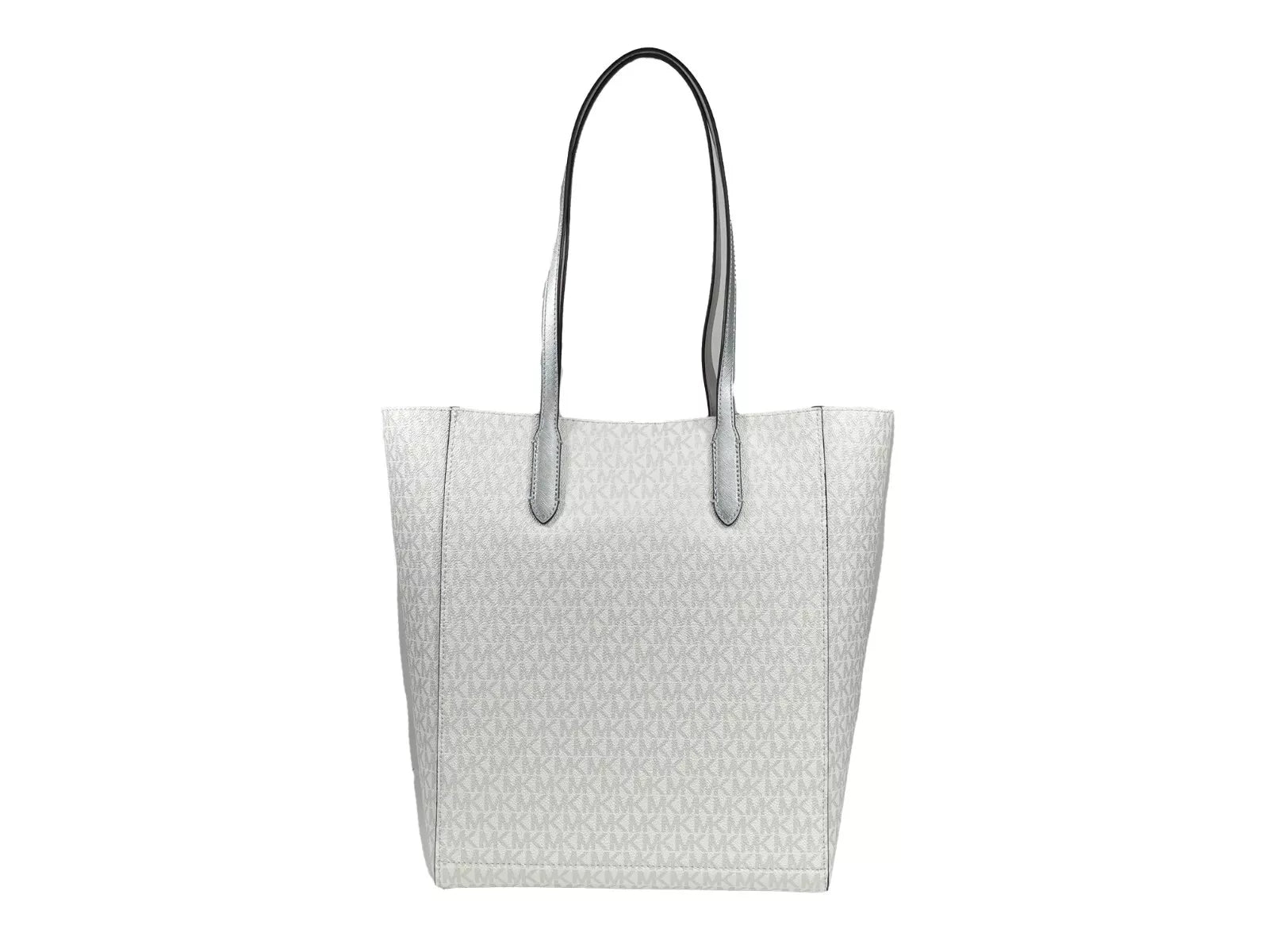 Grand sac fourre-tout Michael Kors Vincent avec porte-cartes argenté