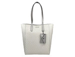 Grand sac fourre-tout Michael Kors Vincent avec porte-cartes argenté