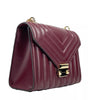 Michael Kors Whitney Medium Chain Shoulder Flap Crossbody Oxblood