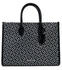 Sac fourre-tout à bandoulière Michael Kors Mirella de taille moyenne avec fermeture éclair sur le dessus, noir