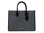 Sac fourre-tout à bandoulière Michael Kors Mirella de taille moyenne avec fermeture éclair sur le dessus, noir