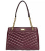 Michael Kors Whitney Medium Chain Shoulder Bag Purse Oxblood