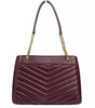 Michael Kors Whitney Medium Chain Shoulder Bag Purse Oxblood
