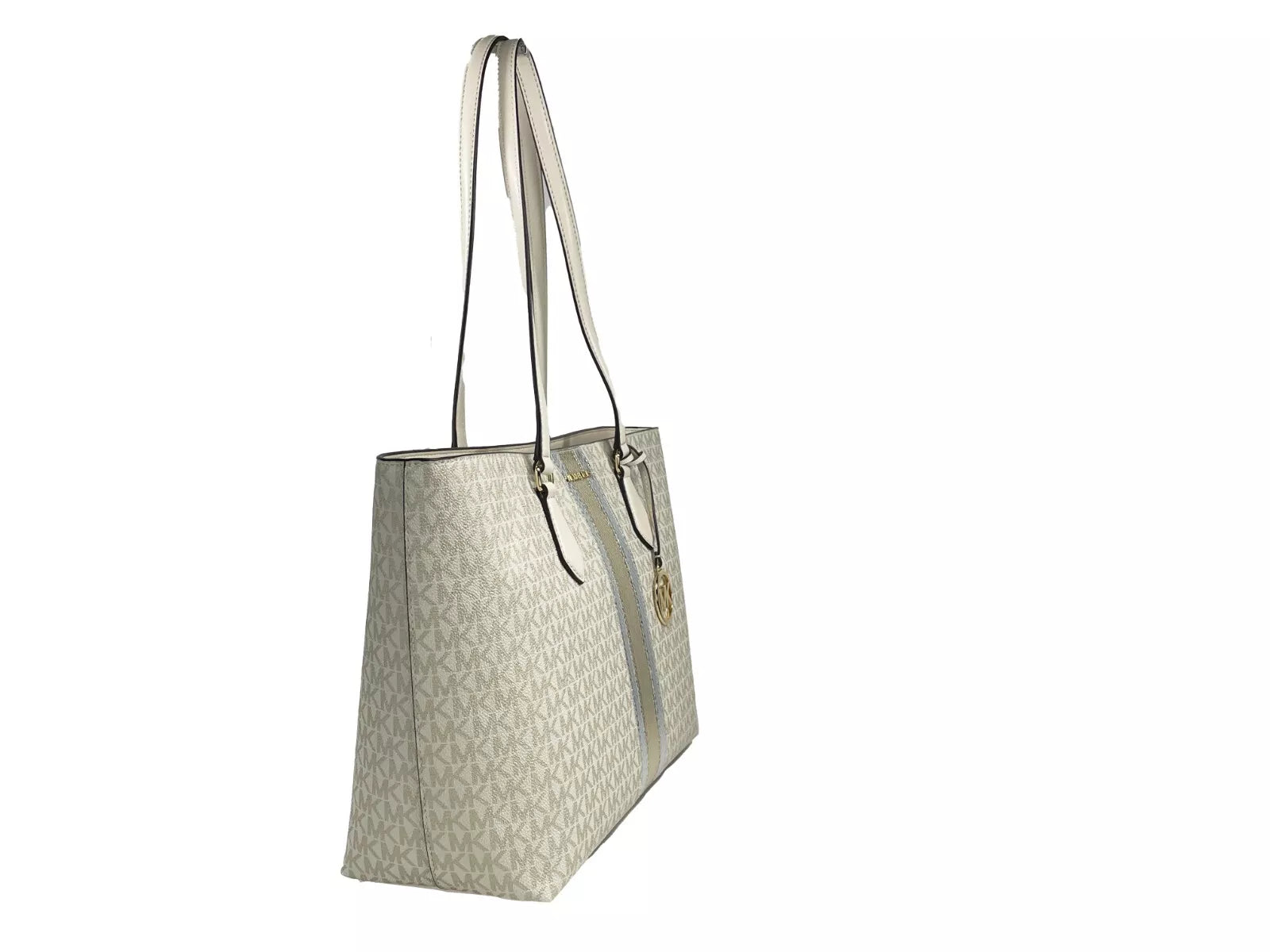 Grand sac fourre-tout Michael Kors Sheila, couleur or pâle