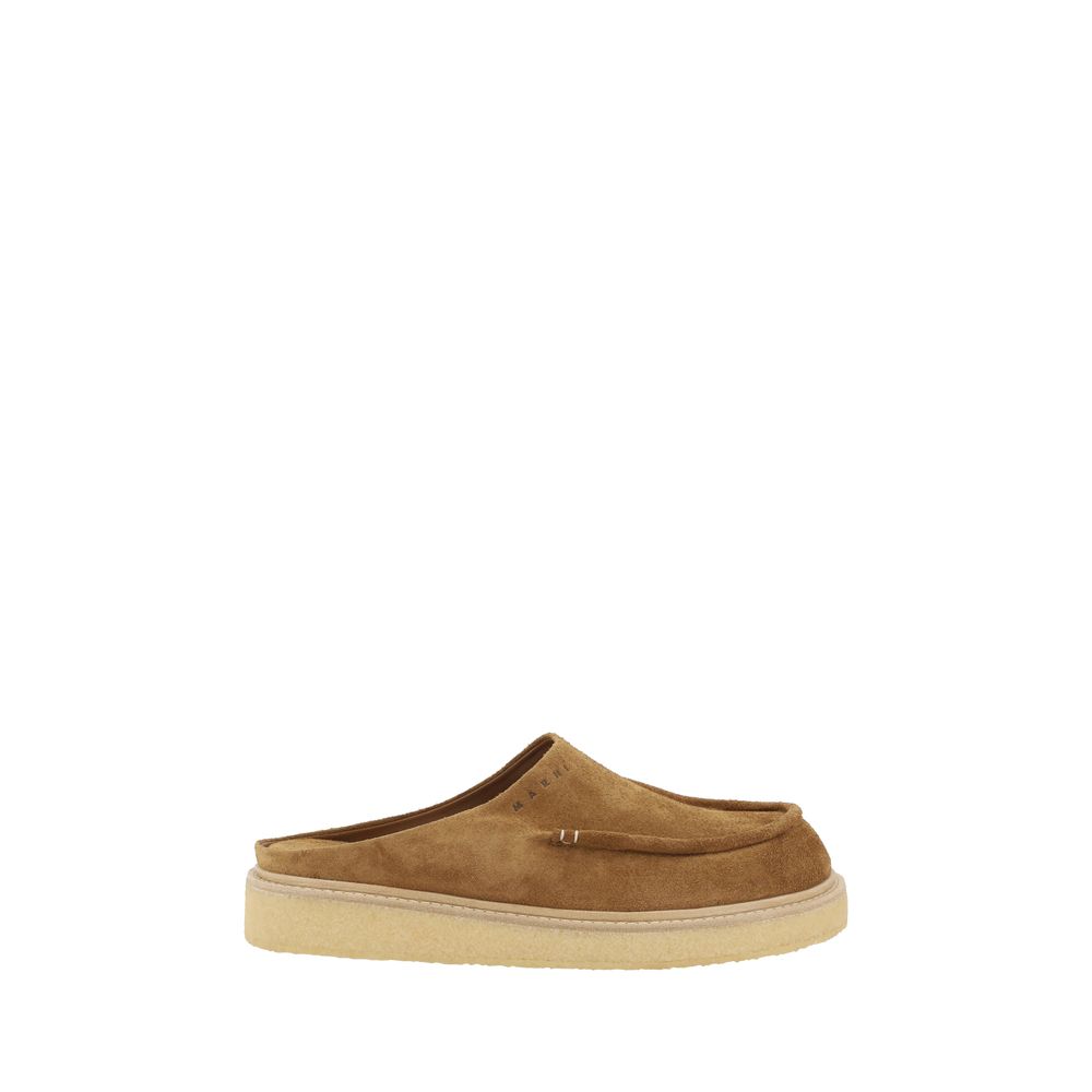 Mules en daim Marni