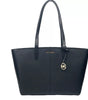 Sac fourre-tout Michael Kors de taille moyenne avec fermeture éclair sur le dessus, noir