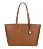 Sac fourre-tout Michael Kors de taille moyenne avec fermeture éclair sur le dessus, marron