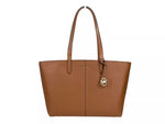 Sac fourre-tout Michael Kors de taille moyenne avec fermeture éclair sur le dessus, marron