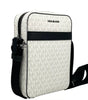 Michael Kors Cooper Medium Flight Crossbody Bag White