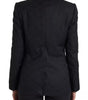 Dolce & Gabbana Black Long Sleeve Coat Blazer Jacket