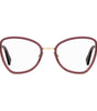 Moschino Burgundy Metal Frames