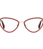 Moschino Burgundy Metal Frames