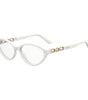 Moschino White Acetate Frames