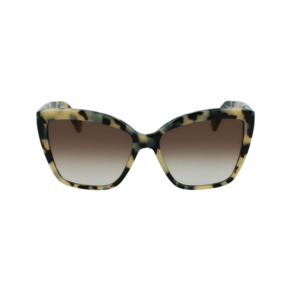 Lunettes de soleil Lanvin en acétate gris