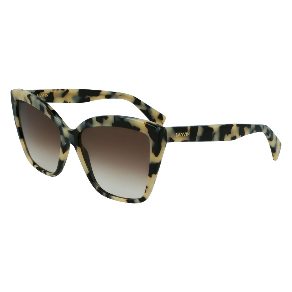 Lunettes de soleil Lanvin en acétate gris