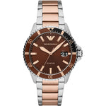 Montre Armani multicolore en acier inoxydable
