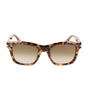 Lunettes de soleil Lanvin en acétate marron