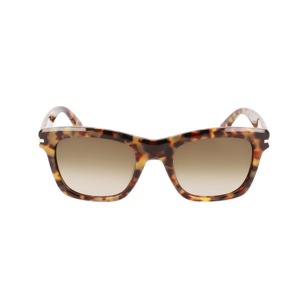 Lunettes de soleil Lanvin en acétate marron