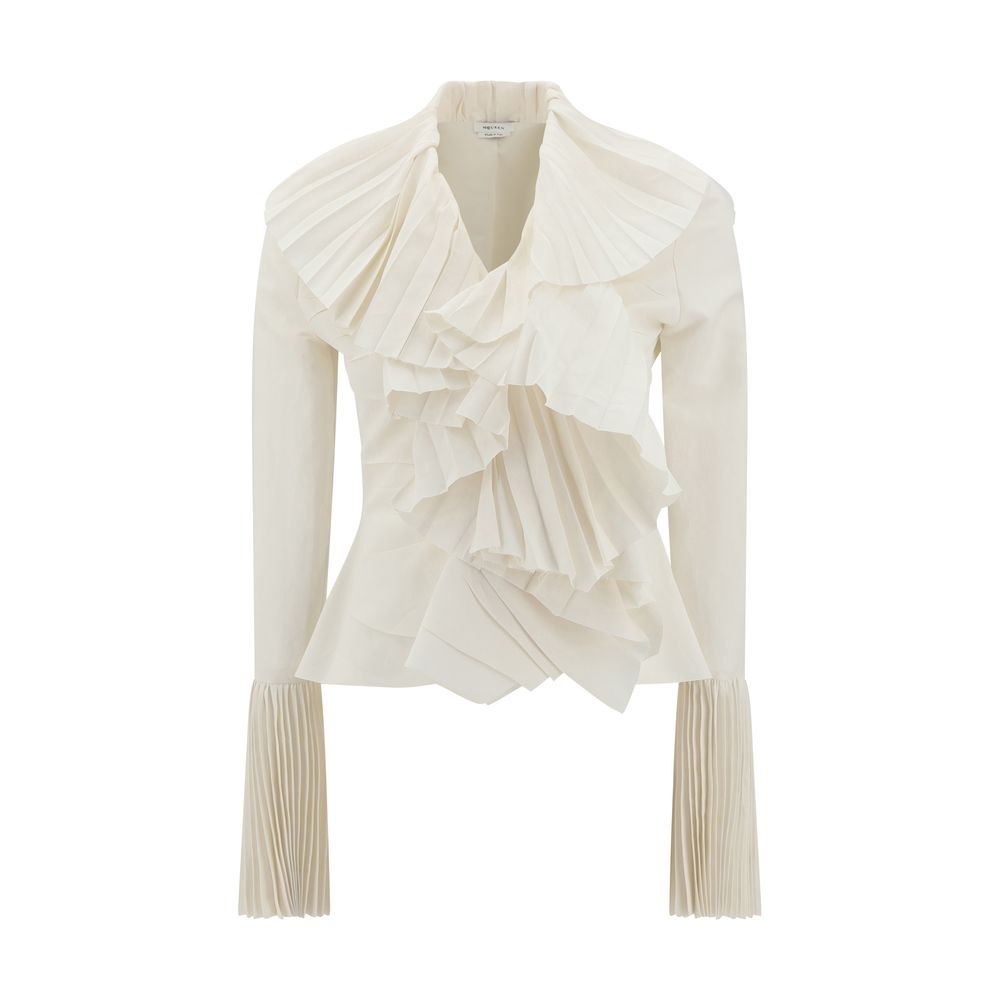 Chemise à volants Alexander McQueen