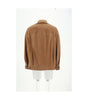 Brunello Cucinelli Veste en cuir suédé