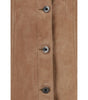 Brunello Cucinelli Veste en cuir suédé