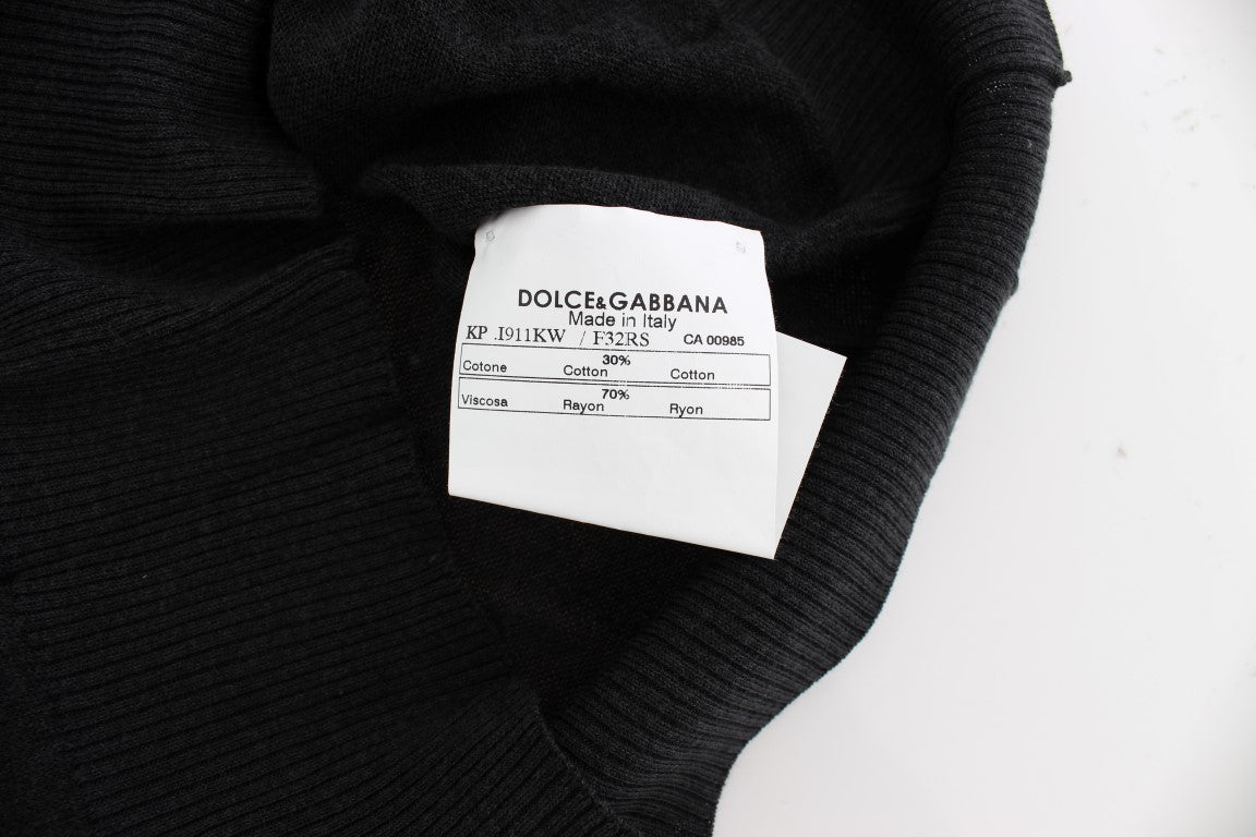 Dolce &amp; Gabbana - Pull sans manches noir élégant