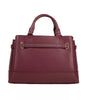 Michael Kors Reed Small Leather Belted Satchel Crossbody Bag Oxblood