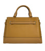 Michael Kors Reed Small Leather Belted Satchel Crossbody Bag Brown