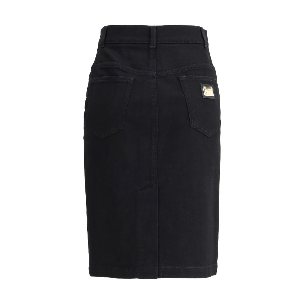 Jupe midi en jean Dolce &amp; Gabbana