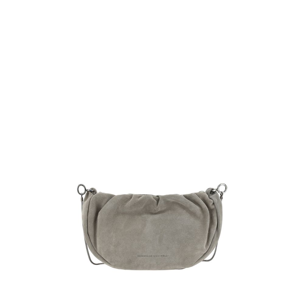 Sac à bandoulière en daim Brunello Cucinelli