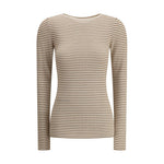 Pull à manches longues en cachemire Brunello Cucinelli