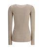 Pull à manches longues en cachemire Brunello Cucinelli