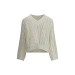 Brunello Cucinelli Pull en maille dentelle