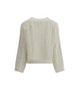 Brunello Cucinelli Pull en maille dentelle