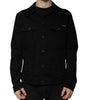 Dolce & Gabbana Black DG Cotton Stretch Denim Jacket