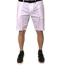 Pantalon chino blanc Dolce &amp; Gabbana en coton stretch décontracté