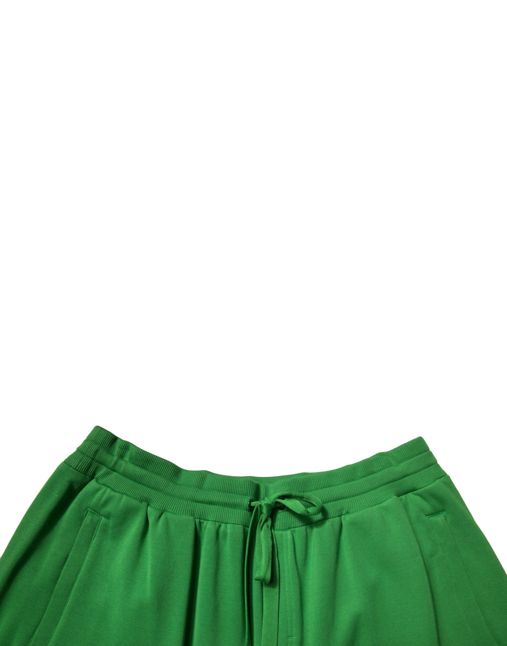 Bermuda vert en coton mélangé Dolce &amp; Gabbana pour homme
