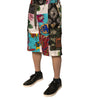 Bermuda cargo patchwork multicolore Dolce &amp; Gabbana