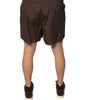 Dolce & Gabbana Brown Cotton Blend Men Mid Waist Shorts