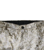Dolce & Gabbana Gold Floral Jacquard Men Dress Pants