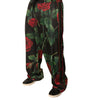 Dolce & Gabbana Black Floral Polyester Jogger Sweatpants Pants