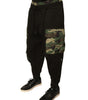Dolce & Gabbana Black Camouflage Cotton Jogger Cargo Pants