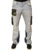 Dolce & Gabbana Light Blue Cotton Cargo Straight Denim Jeans