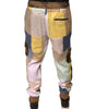Dolce & Gabbana Multicolor Patchwork Jogger Sweatpants Pants