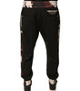 Dolce & Gabbana Black Camouflage Wool Jogger Sweatpants Pants