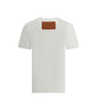 Jil Sander T-Shirt with leather patch