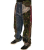 Dolce & Gabbana Blue Patchwork Cotton Straight Denim Jeans