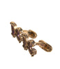 Dolce & Gabbana Gold Tone 925 Sterling Silver DG Logo Cufflink