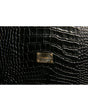 Dolce & Gabbana Elegant Black Leather Logo Plaque Holder Catalogue Case